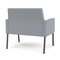 Lesro Mystic Lounge Reception Bariatric Chair, Charcoal, RS Fog Upholstery ML1401 - alternate 3